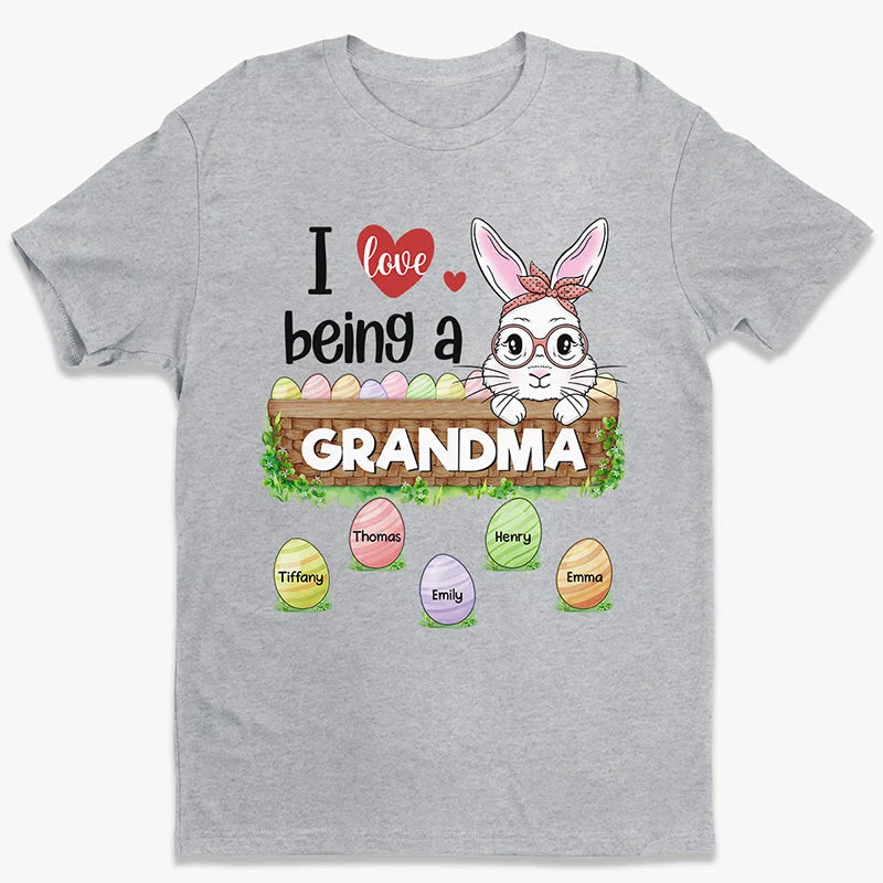 Being A Grandmother Is The Best Job - Family Personalized Custom Unisex T-shirt, Hoodie, Sweatshirt - Gift For Grandma