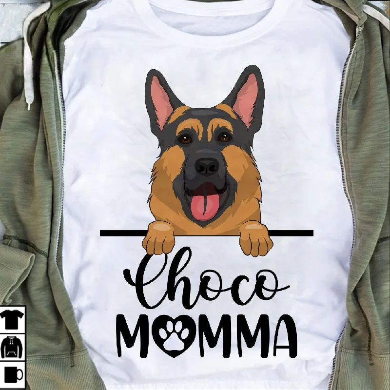 DOG'S MOMMA - PERSONALIZED CUSTOM UNISEX T-SHIRT