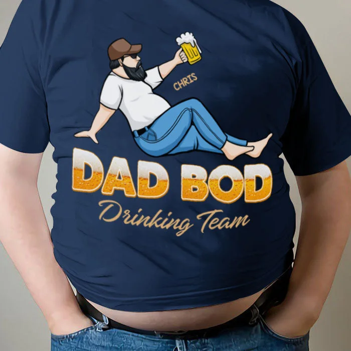 Drinking Team Dad Bod - Personalized Unisex T-Shirt