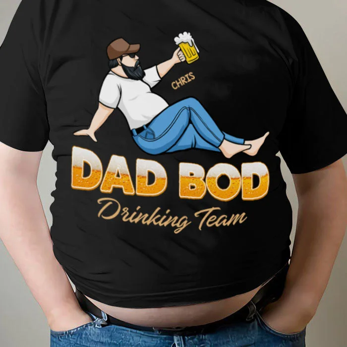 Drinking Team Dad Bod - Personalized Unisex T-Shirt