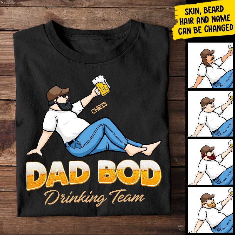 Drinking Team Dad Bod - Personalized Unisex T-Shirt