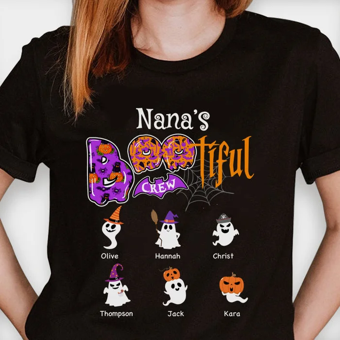 Halloween Night - Bootiful Crew  - Personalized Unisex T-Shirt