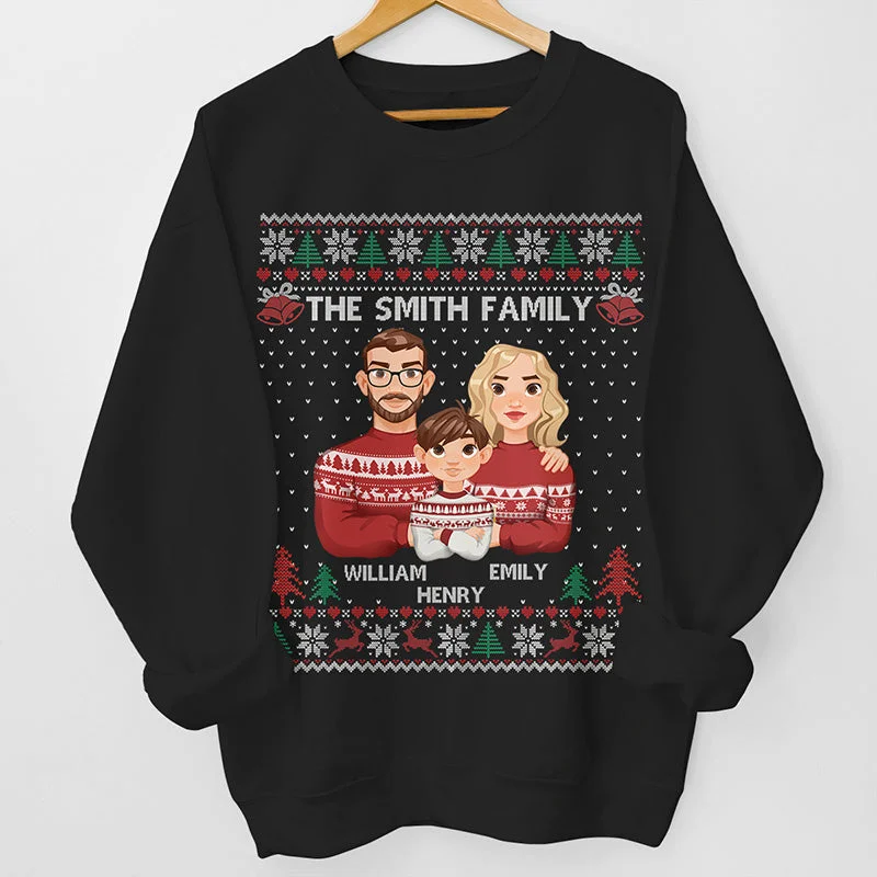 It's The Most Beautiful Time Of The Year - Family Personalized Custom Unisex T-shirt, Hoodie, Sweatshirt - Christmas Gift For Family Members