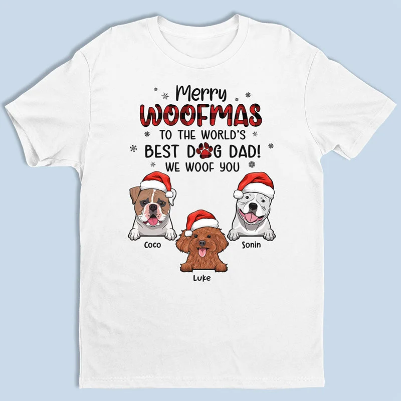 We Woof You A Merry Woofmas - Dog Personalized Custom Unisex T-shirt, Hoodie, Sweatshirt - Christmas Gift For Pet Owners, Pet Lovers