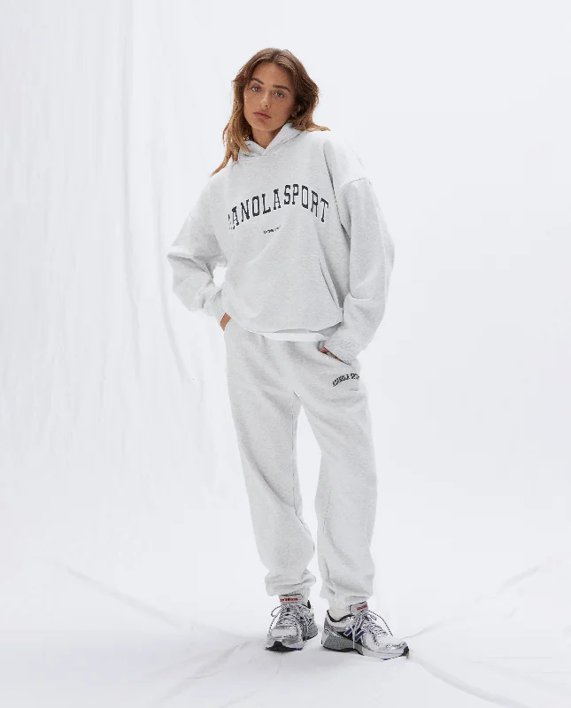 AS Oversized Hoodie - Light Grey Melange