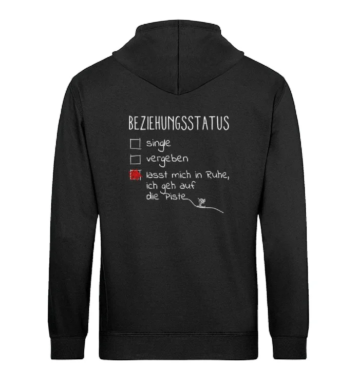 Beziehungsstatus Piste RÜCKEN  - Unisex Organic Hoodie