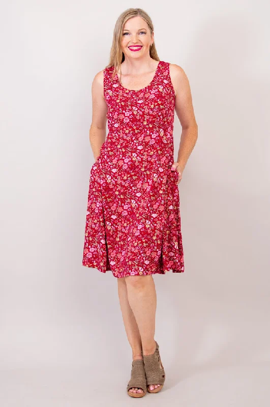 Sweet Sara Dress - Red Wisdom