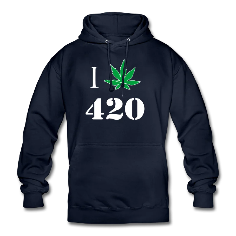 I Love 420 - Frauen & Herren Weed Hoodie