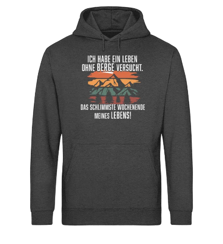 Leben ohne Berge  - Unisex Organic Hoodie