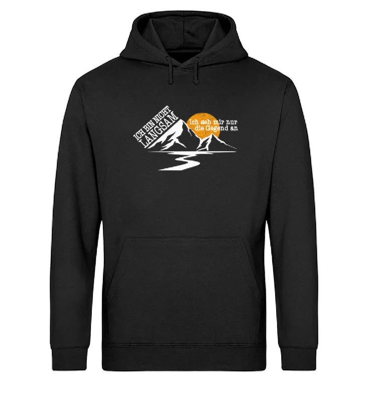 Nicht langsam  - Unisex Organic Hoodie