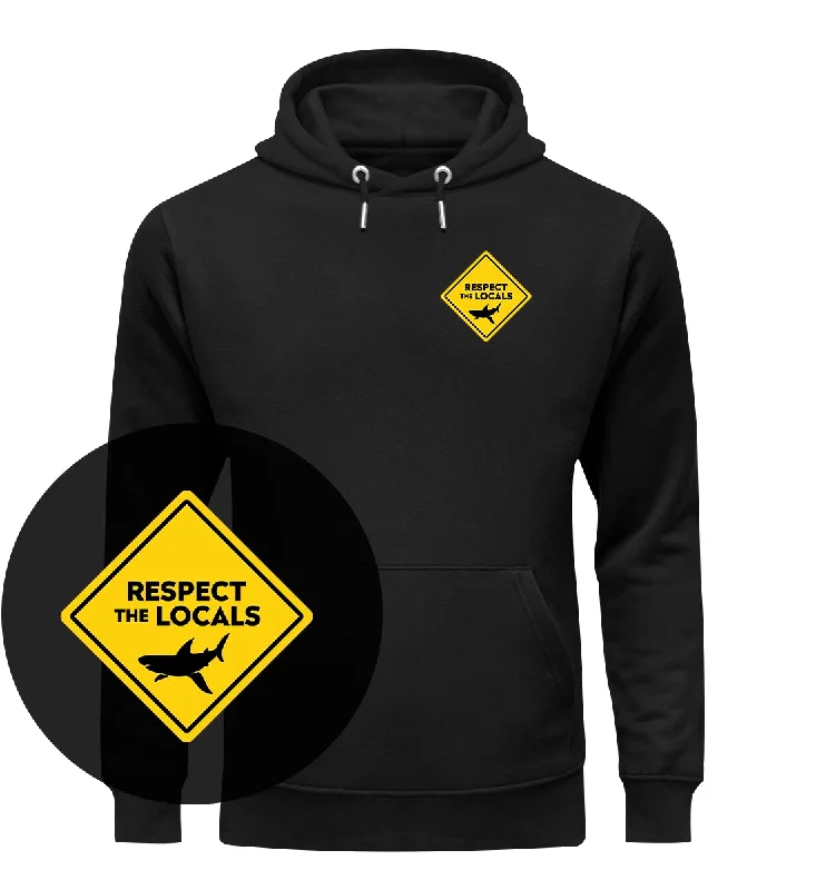 Respect the Locals / sharks - Bio Hoodie