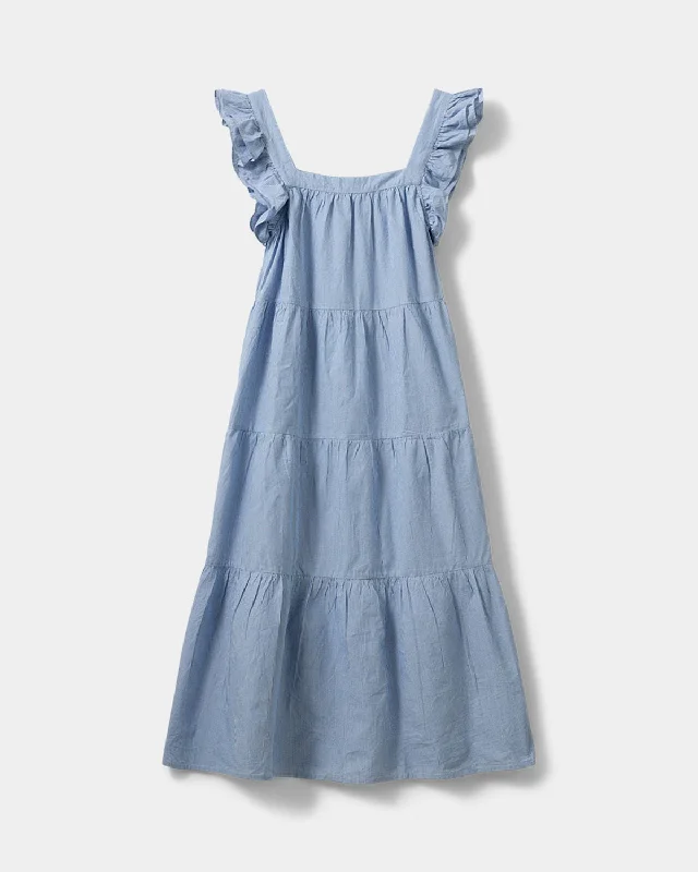 S241255-Dress-Light Blue striped