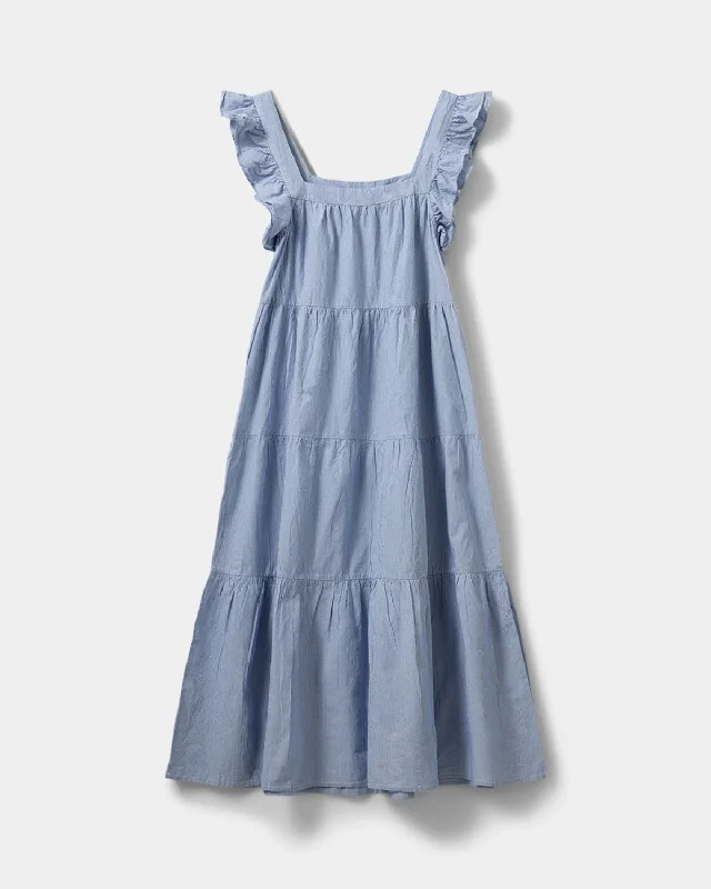 S241255-Dress-Light Blue striped