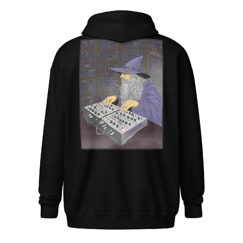 SYNTH WIZARD (backprint zip hoodie)