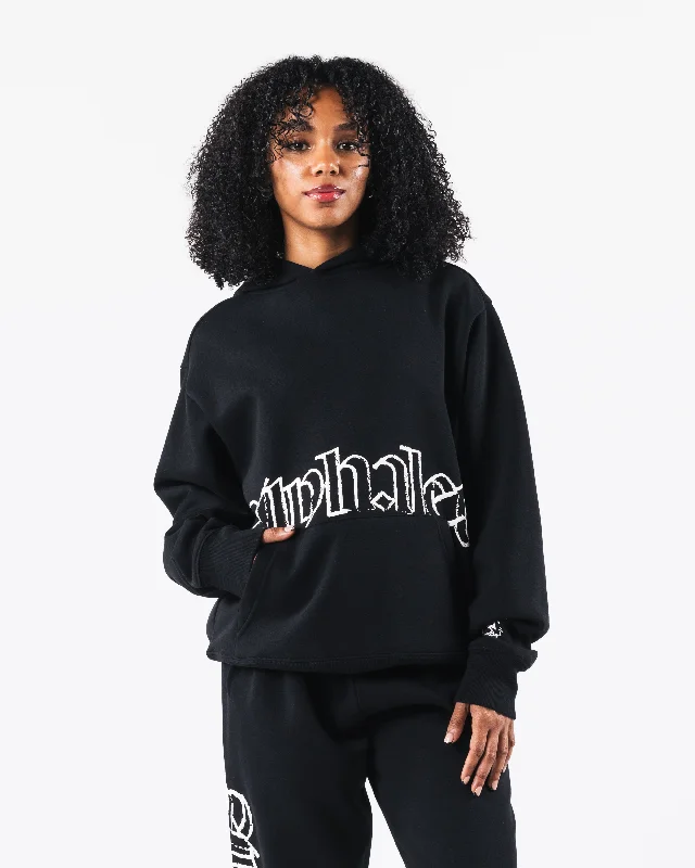 Script Hoodie - Black