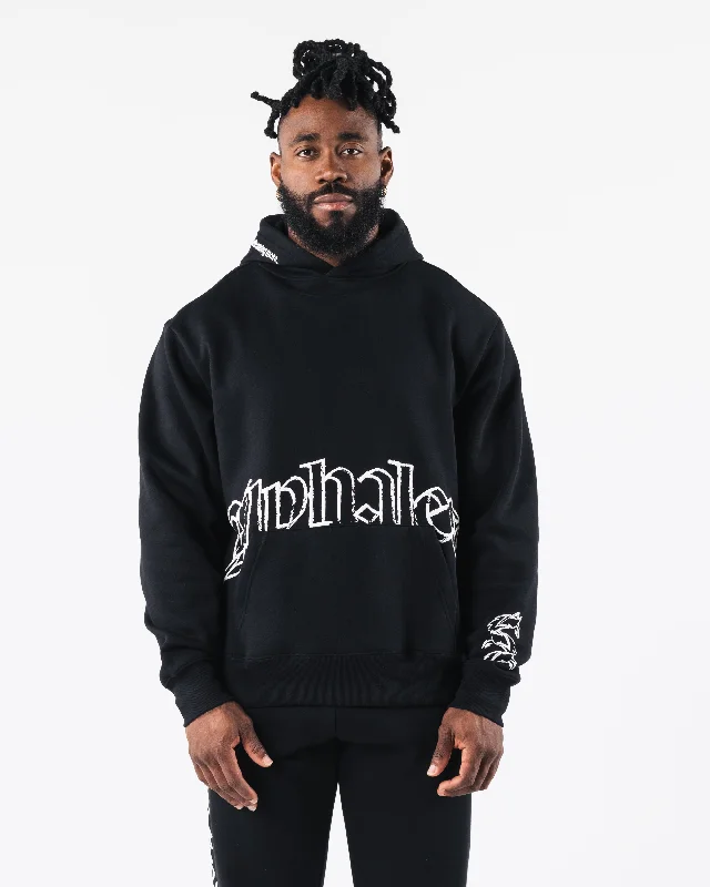 Script Hoodie - Black