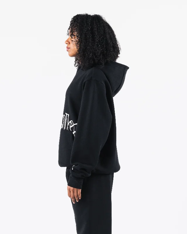 Script Hoodie - Black