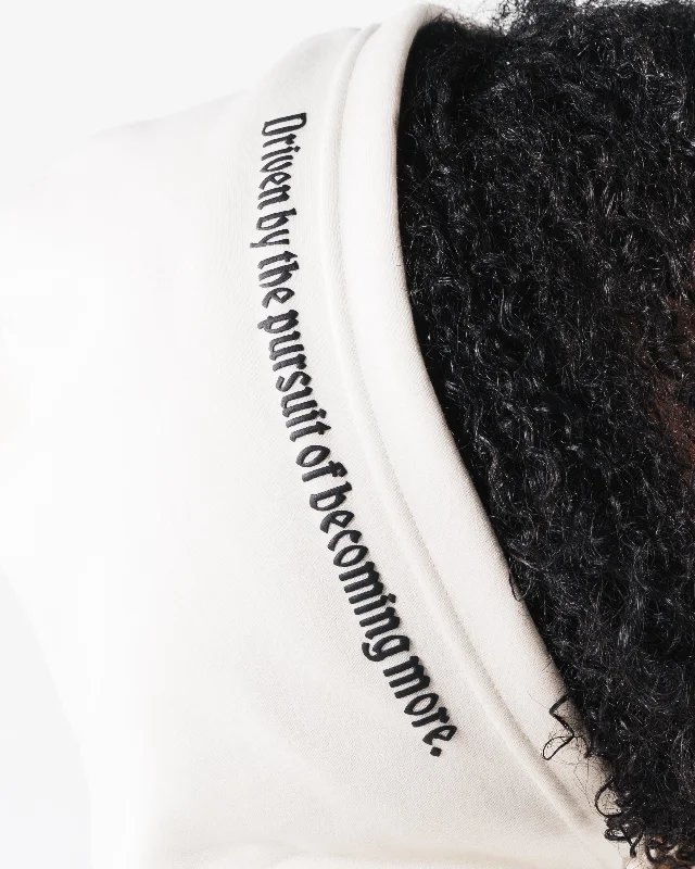 Script Hoodie - Ivory