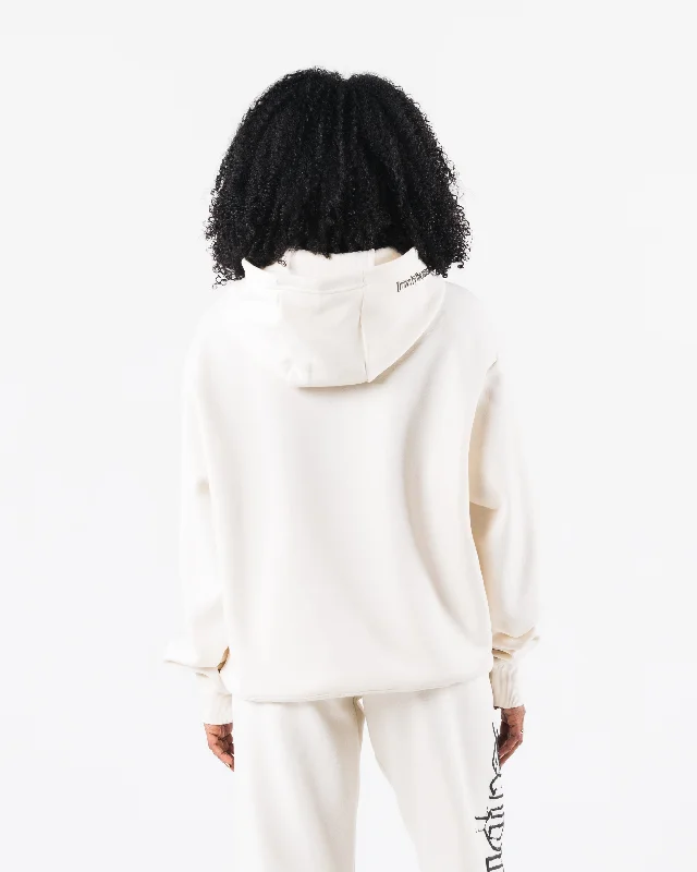 Script Hoodie - Ivory