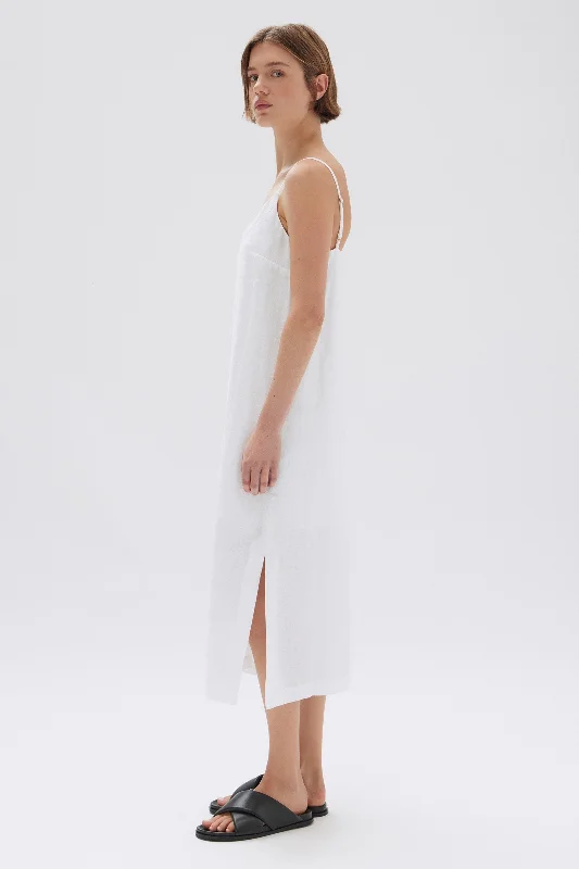 Vallory Linen Slip Dress