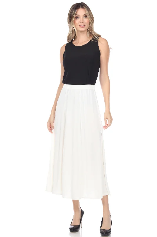 Women's Stretchy Flare Skirt-6002BN-ARS1