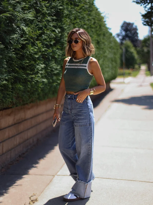 Cuffing Season Wide Leg Denim