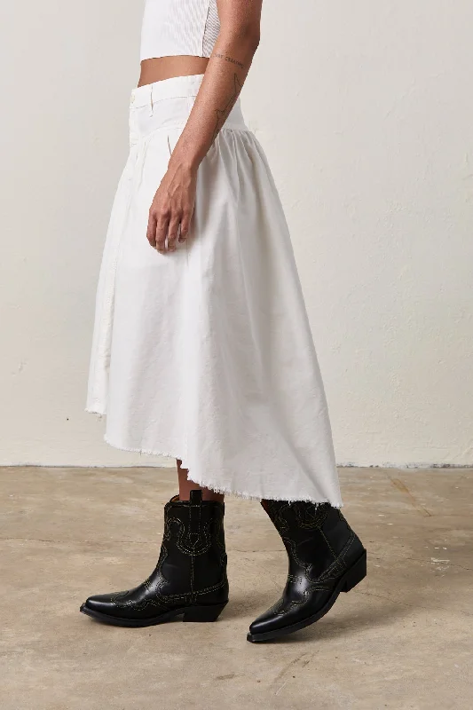 DAZED SKIRT / SOFT WHITE