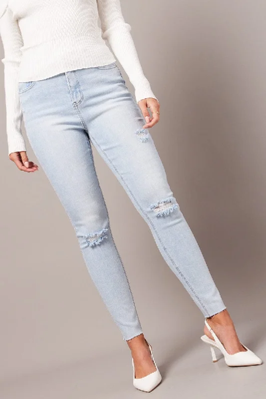 Denim Skinny Jean High Rise