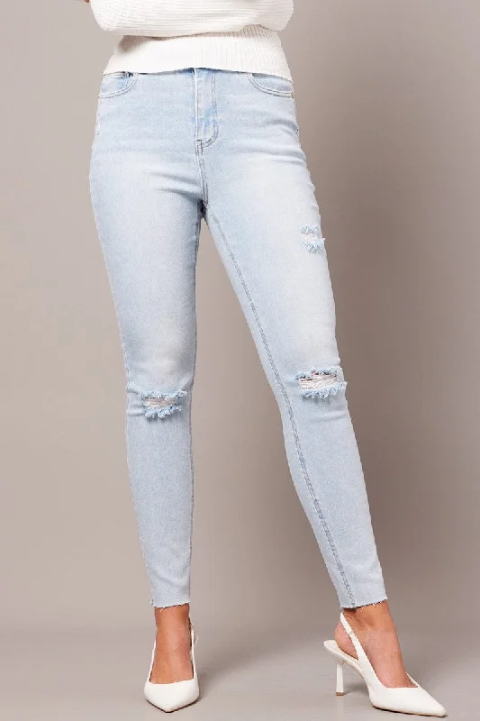 Denim Skinny Jean High Rise