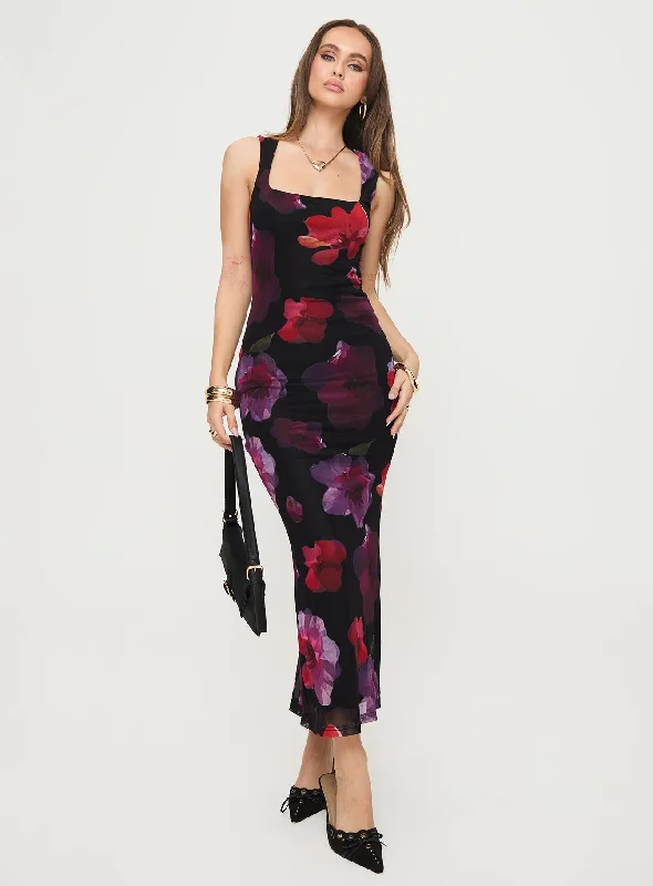 Eviana Maxi Dress Floral