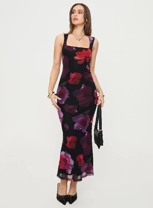 Eviana Maxi Dress Floral