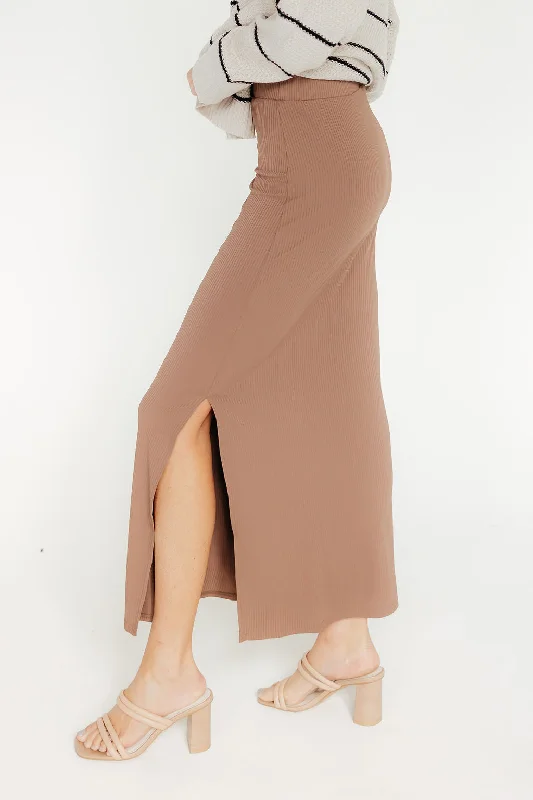 Georgie Skirt-Mocha