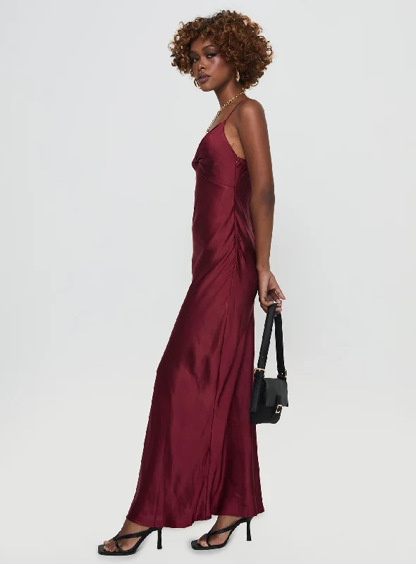 Marilyn Maxi Dress Wine