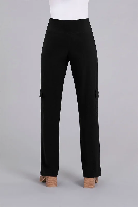 Safari Straight Leg Pant | Black