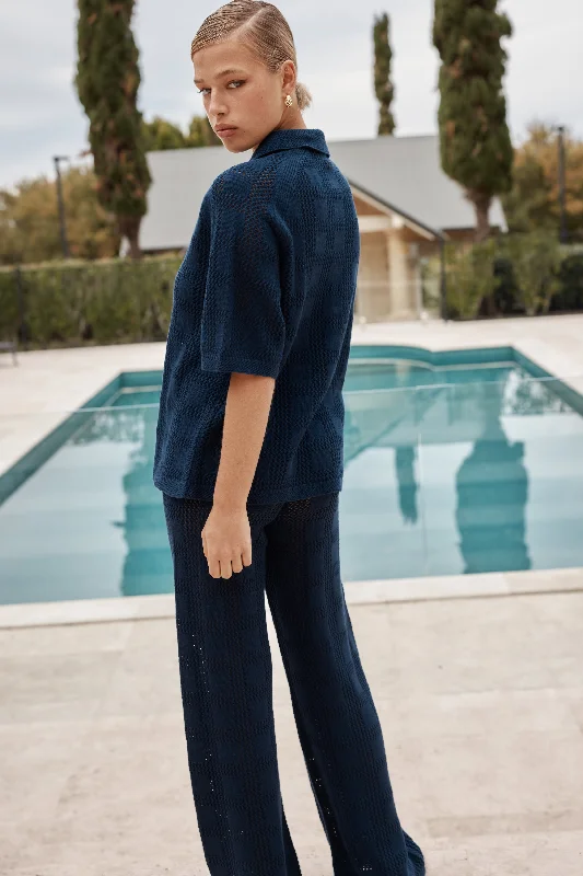 Sesia Knit Pant (Navy)