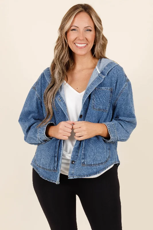 Shades Of You Jacket, Medium Wash