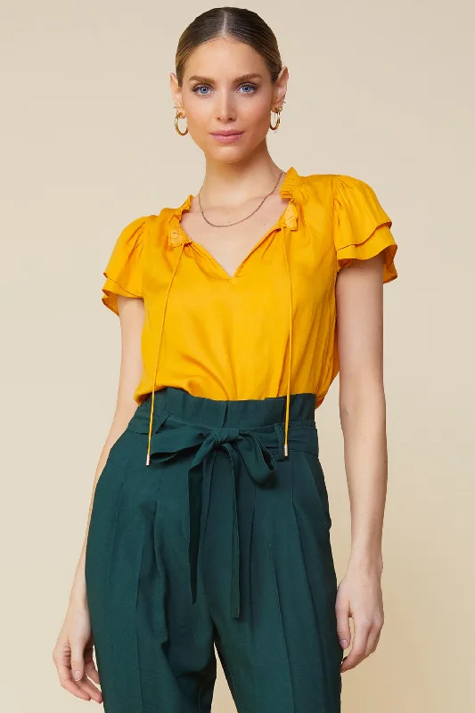 Sweet and Sassy Top - Marigold