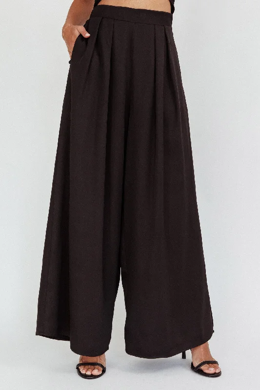 Tammi Wide Leg Pants Black