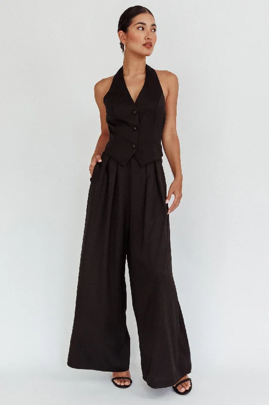 Tammi Wide Leg Pants Black