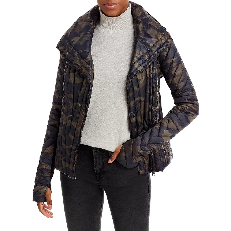 Blanc Noir Womens Camo Warm Puffer Jacket