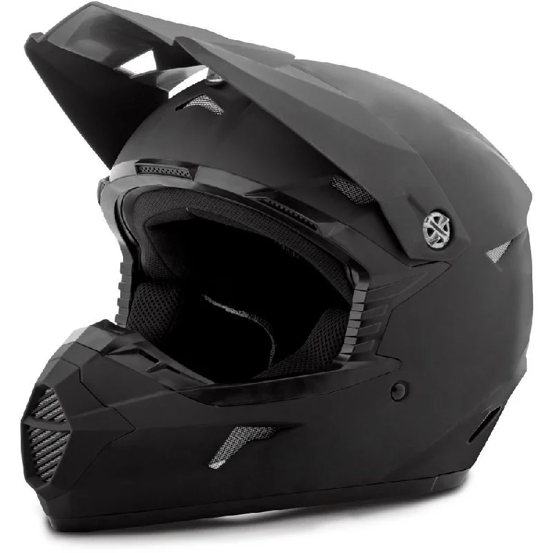 GMax MX46 Uncle Matte Black Motocross Helmet