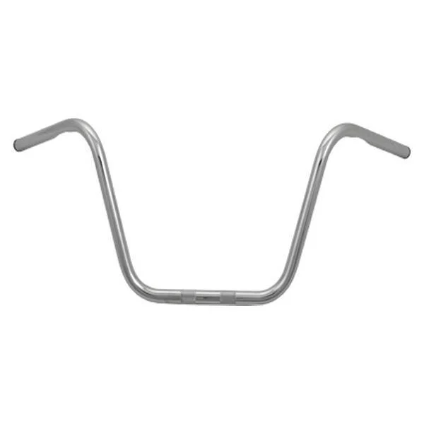 HardDrive 'Ape Hanger' Chrome Handlebars for Harley-Davidson 1982-2014 with Dimple for Wiring