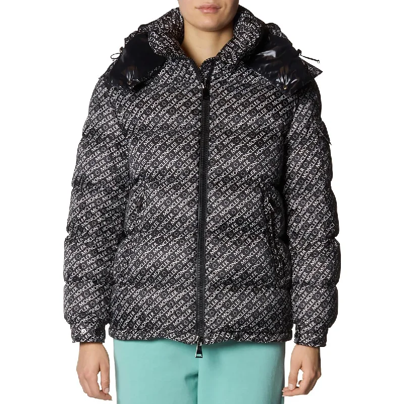 Moncler Womens Embossed Down Puffer Jacket