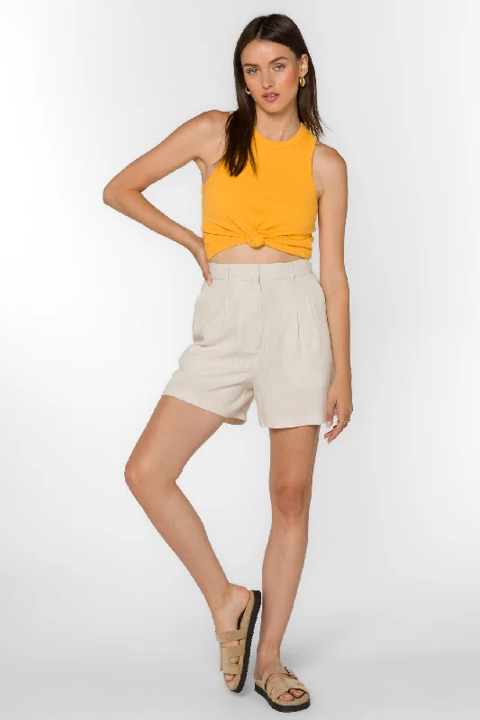 Kaia Linen Short Wheat