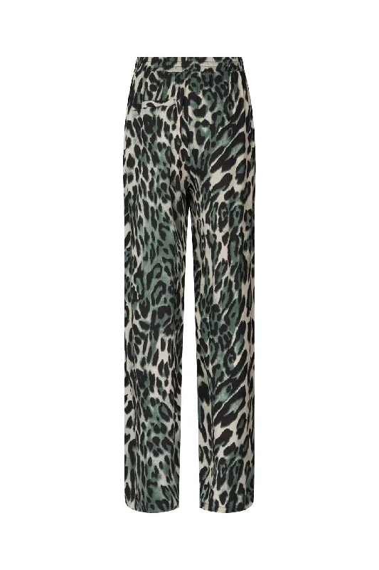 Lollys Laundry Rita Pants - 72 Leopard Print Dark