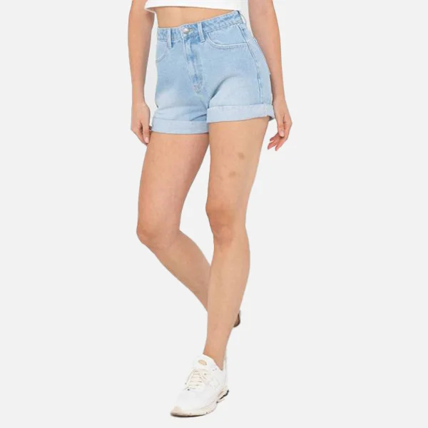 Rusty Cyprus High Denim Short - Aspen Blue