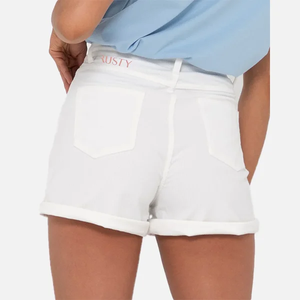 Rusty The Secret Cord Short - White