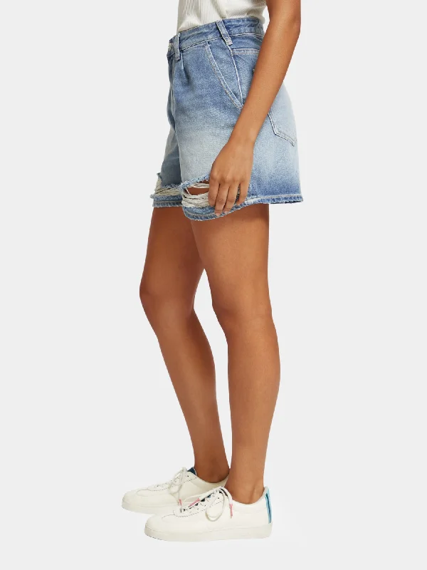 Shore denim shorts