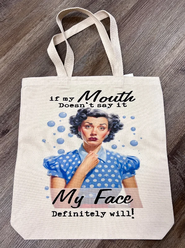 Funny 12 oz Canvas Tote Bag