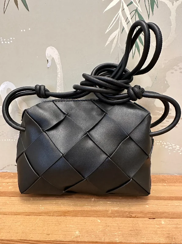 Cindy Woven Bag Black